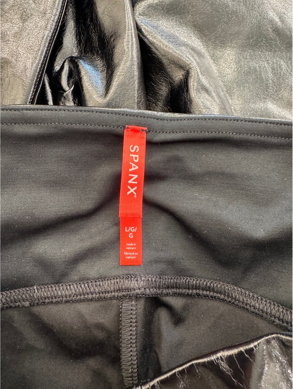 Spanx Faux Patent Leather Leggings - Picture 5 of 6